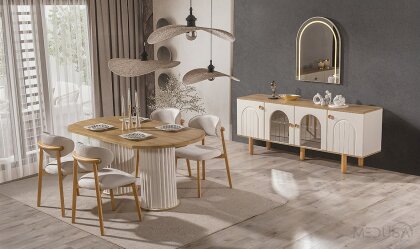 Medusa Home Mobilya - Libre Bohem Yemek Odası