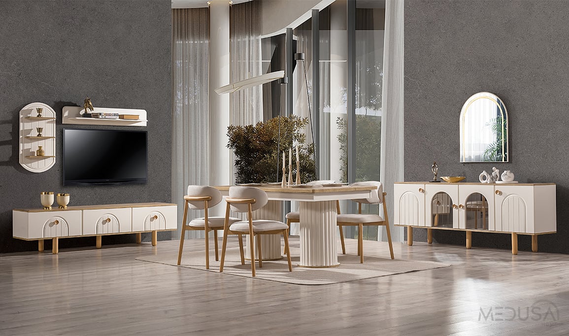 Medusa Home Mobilya - Libre Bohem Yemek Odası