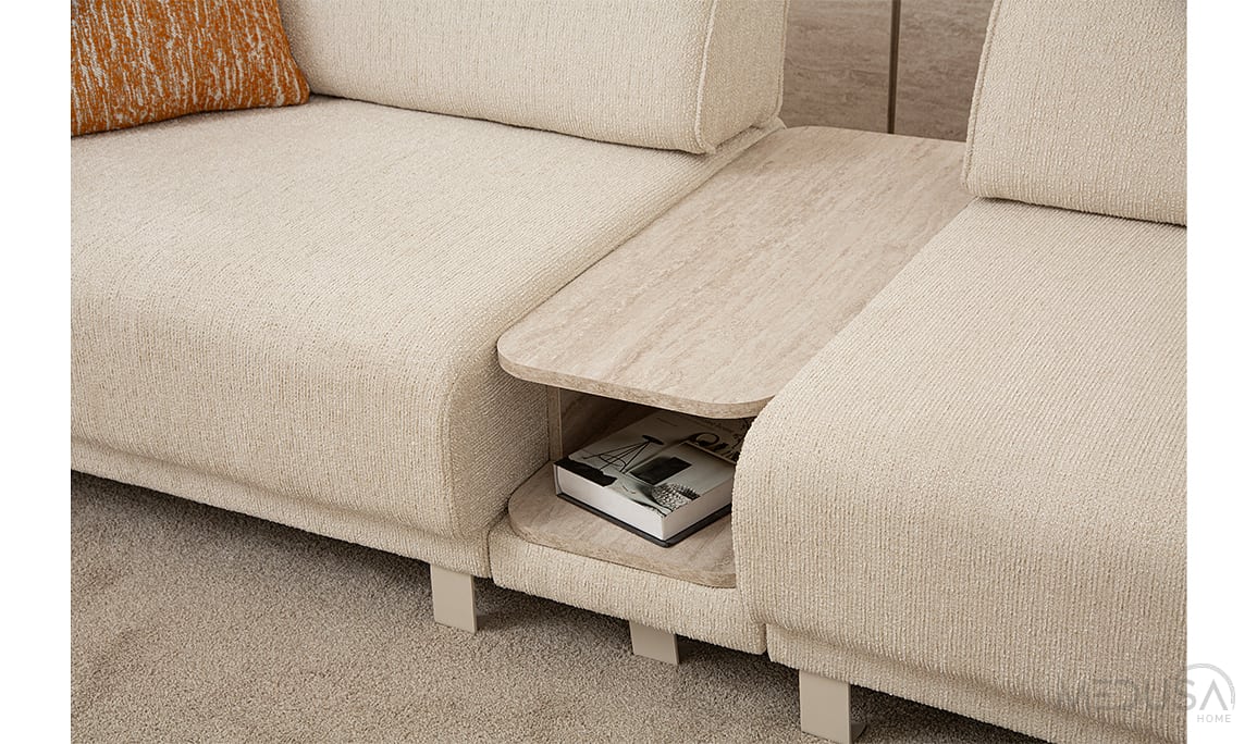 Medusa Home Mobilya - Lictor Sehpalı Üçlü Koltuk