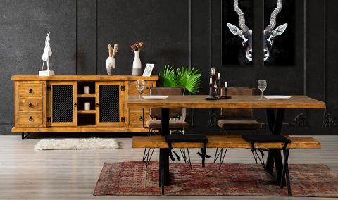 Medusa Home Mobilya - Life Ahşap Yemek Odası
