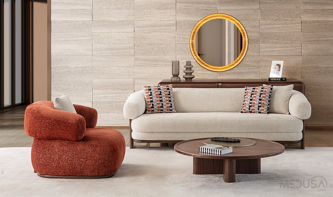 Medusa Home Mobilya - Life Üçlü Koltuk