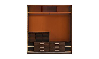 Medusa Home Mobilya - Lilya 4 Kapaklı Akordiyon Gardırop