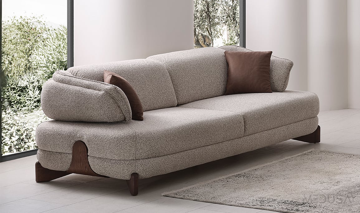 Medusa Home Mobilya - Lilyum Meşe Koltuk Takımı