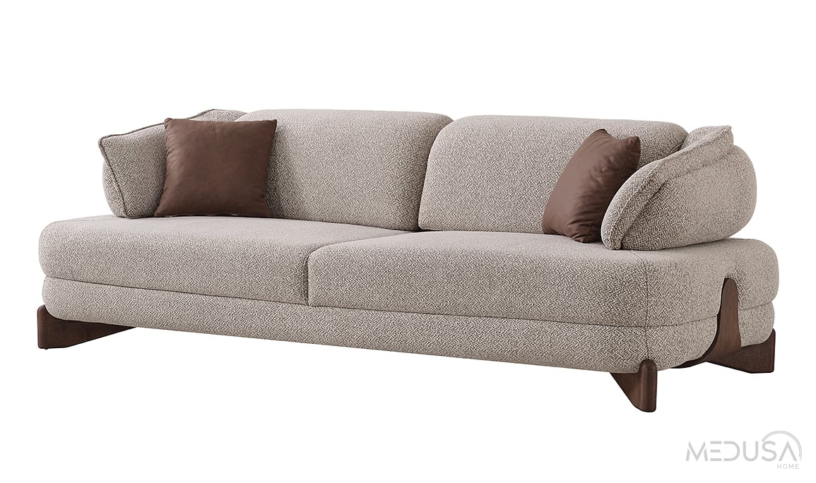 Medusa Home Mobilya - Lilyum Meşe Koltuk Takımı