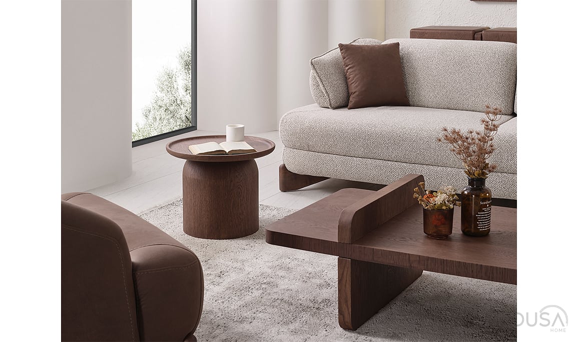 Medusa Home Mobilya - Lilyum Meşe Koltuk Takımı