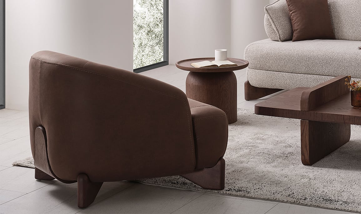 Medusa Home Mobilya - Lilyum Meşe Koltuk Takımı