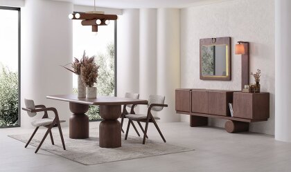Medusa Home Mobilya - Lilyum Meşe Yemek Odası