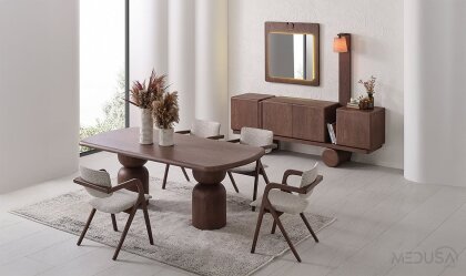 Medusa Home Mobilya - Lilyum Meşe Yemek Odası