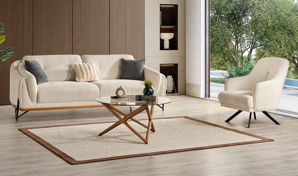 Medusa Home Mobilya - Lina New Üçlü Koltuk