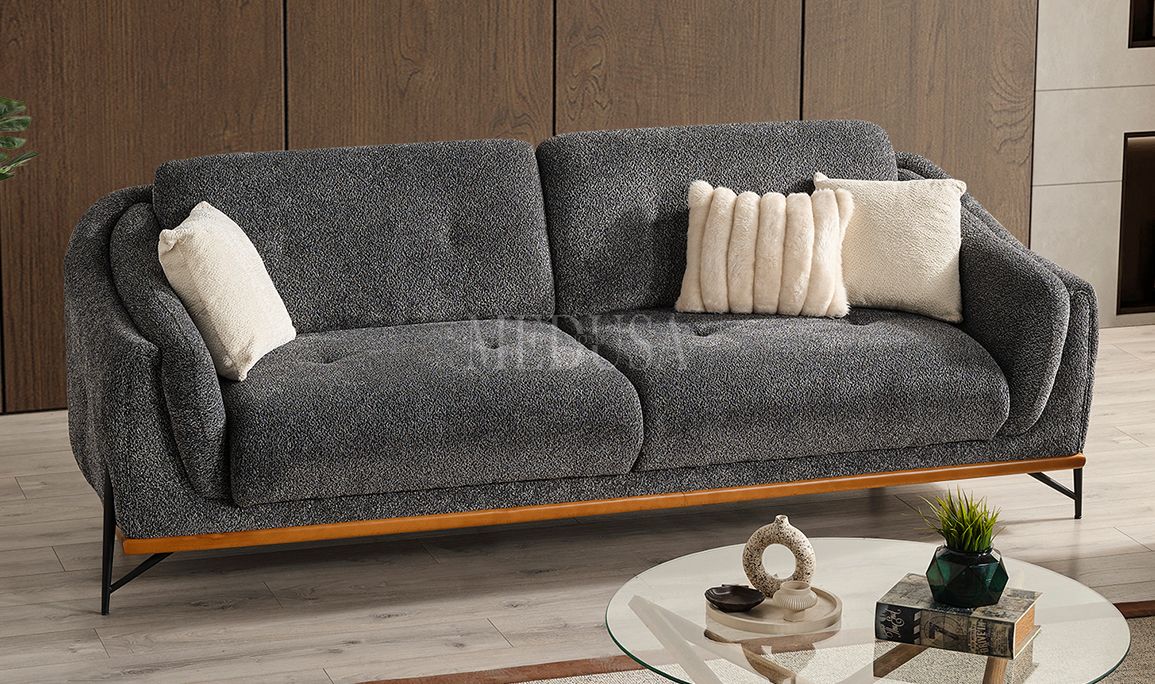 Medusa Home Mobilya - Lina New Üçlü Koltuk Yataklı