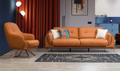 Medusa Home Mobilya - Lina Üçlü Koltuk Yataklı