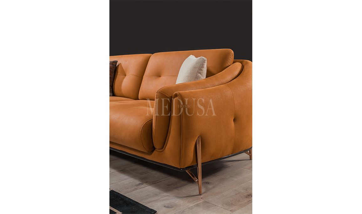 Medusa Home Mobilya - Lina Üçlü Koltuk Yataklı