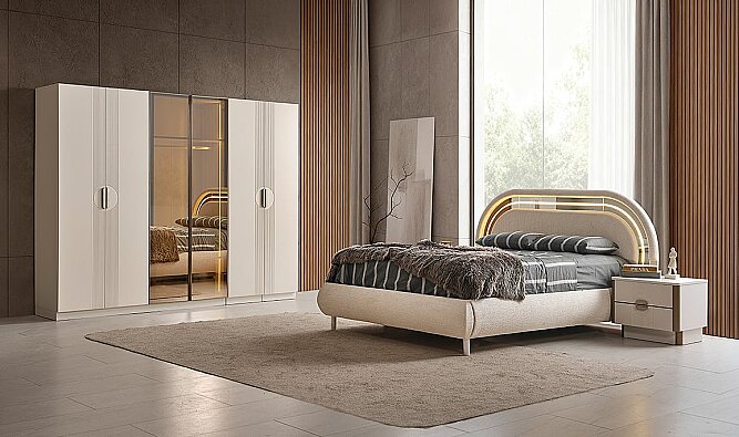 Medusa Home Mobilya - Lina Yatak Odası - Modern Yatak Odası