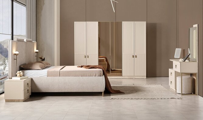 Medusa Home Mobilya - Linar Yatak Odası - Modern Yatak Odası