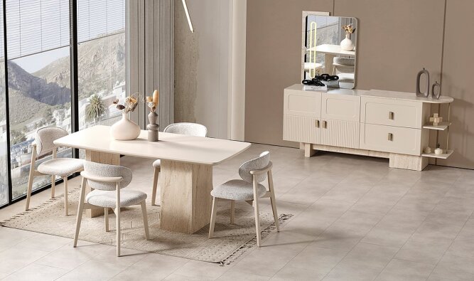 Medusa Home Mobilya - Linar Yemek Odası - Modern Yemek Odaları