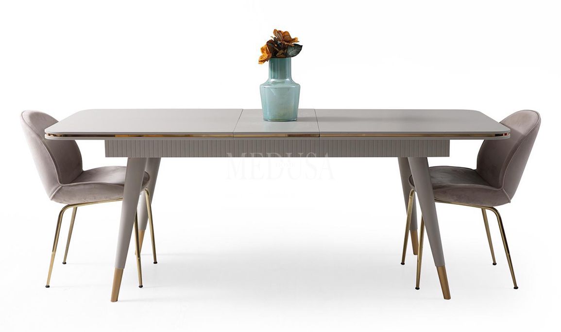 Medusa Home Mobilya - Linda Beyaz Yemek Odası