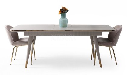 Medusa Home Mobilya - Linda Beyaz Yemek Odası