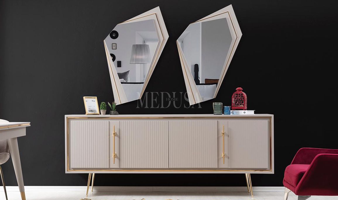 Medusa Home Mobilya - Linda Beyaz Yemek Odası