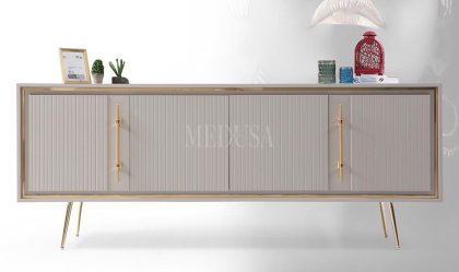 Medusa Home Mobilya - Linda Beyaz Yemek Odası
