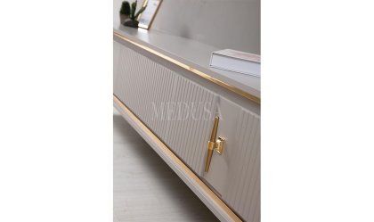 Medusa Home Mobilya - Linda Beyaz Yemek Odası