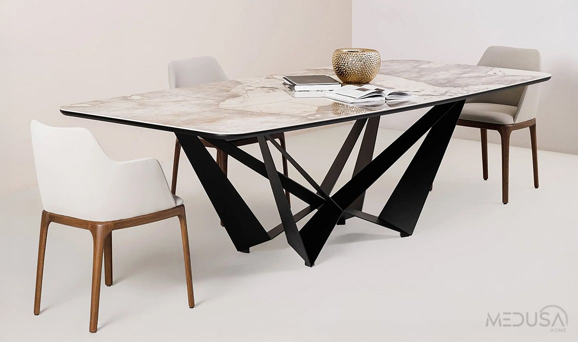 Medusa Home Mobilya - Lindeman Seramik Yemek Masası