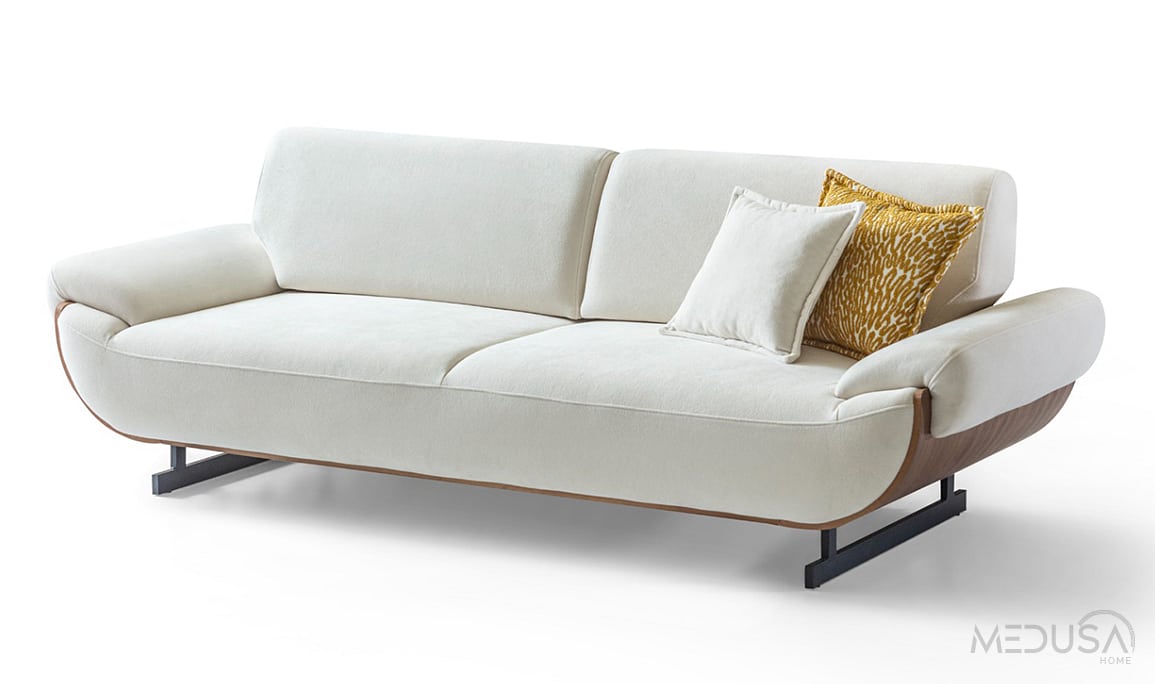 Medusa Home Mobilya - Linea Metal Üçlü Koltuk