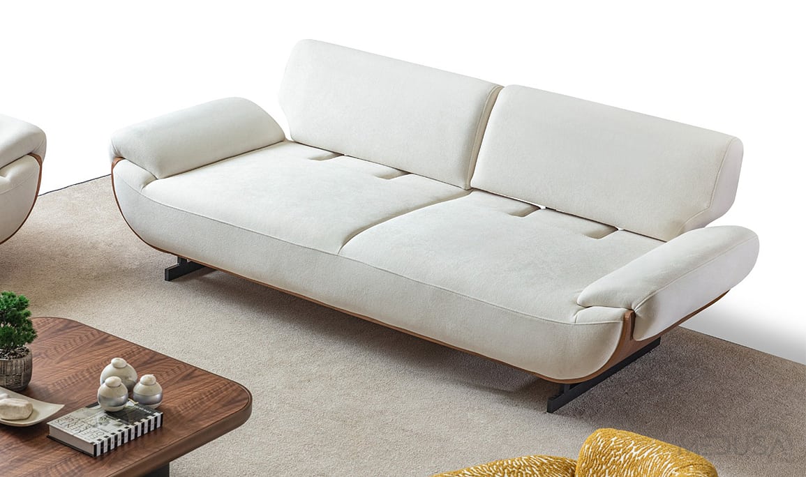 Medusa Home Mobilya - Linea Metal Üçlü Koltuk