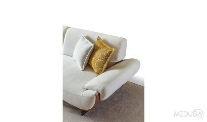 Medusa Home Mobilya - Linea Metal Üçlü Koltuk