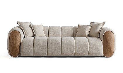 Medusa Home Mobilya - Linfa Ceviz Koltuk Takımı