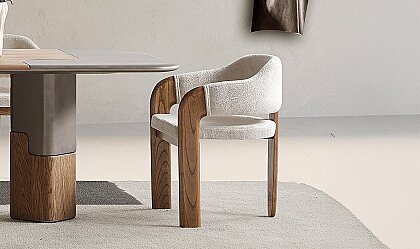 Medusa Home Mobilya - Linfa Ceviz Sandalye