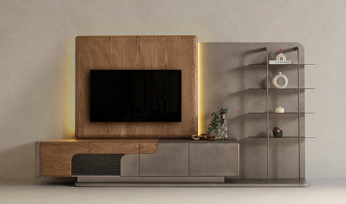 Medusa Home Mobilya - Linfa Ceviz Tv Ünitesi
