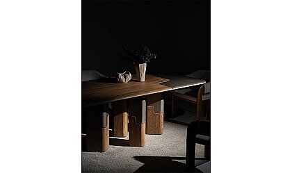 Medusa Home Mobilya - Linfa Ceviz Yemek Odası