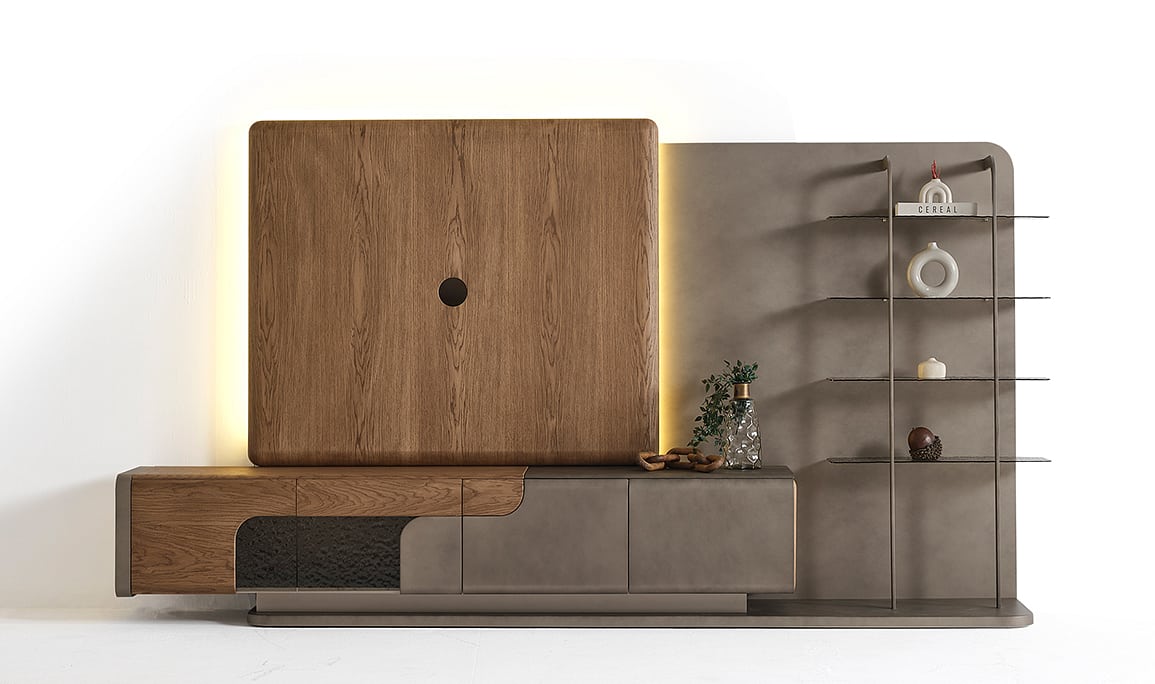 Medusa Home Mobilya - Linfa Ceviz Yemek Odası
