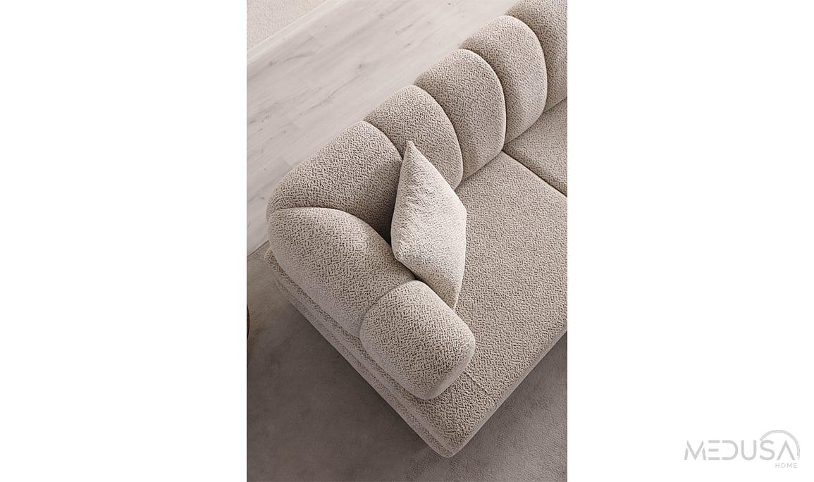Medusa Home Mobilya - Lion Bohem Yataklı ve Sandıklı Köşe Takımı