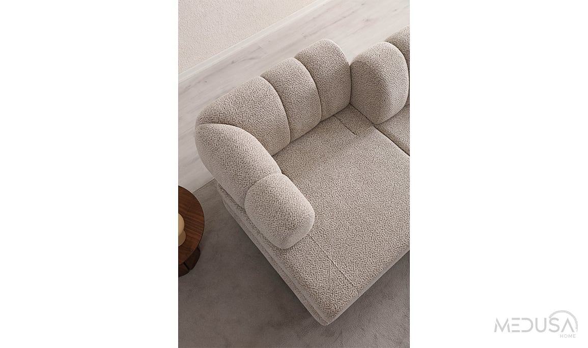 Medusa Home Mobilya - Lion Bohem Yataklı ve Sandıklı Köşe Takımı