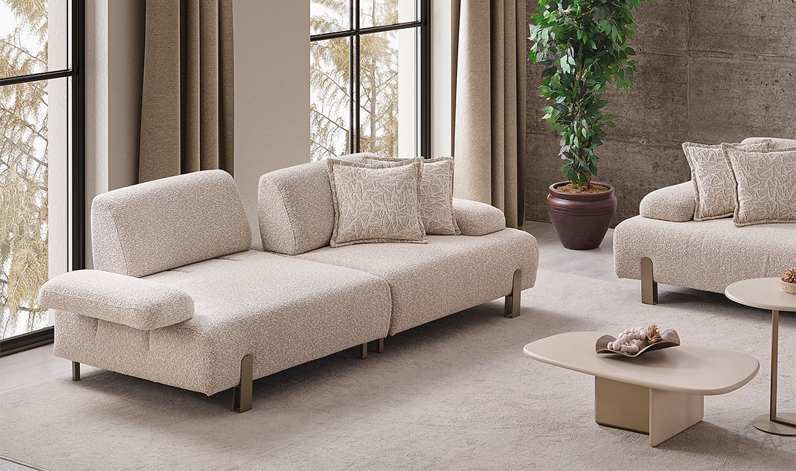 Medusa Home Mobilya - Liona Üçlü Koltuk