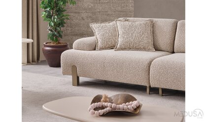 Medusa Home Mobilya - Liona Üçlü Koltuk
