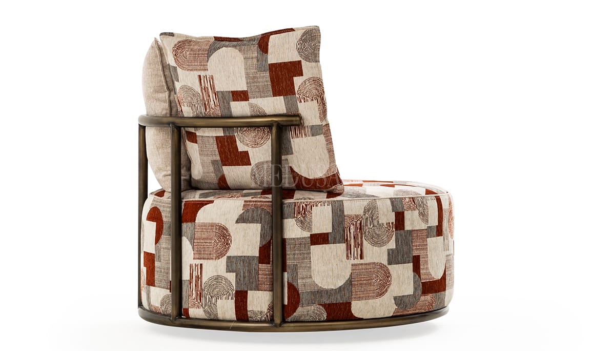 Medusa Home Mobilya - Liora Colorful Berjer