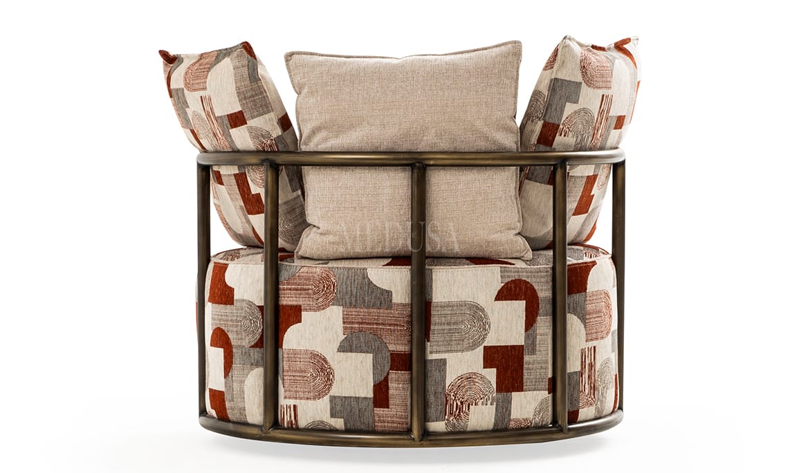 Medusa Home Mobilya - Liora Colorful Berjer