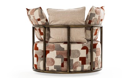 Medusa Home Mobilya - Liora Colorful Berjer