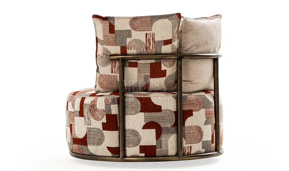 Medusa Home Mobilya - Liora Colorful Berjer