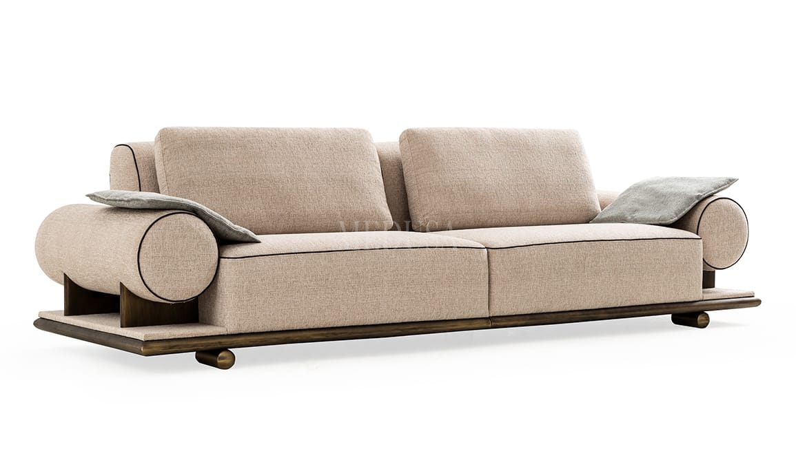 Medusa Home Mobilya - Liora Krem Dörtlü Koltuk