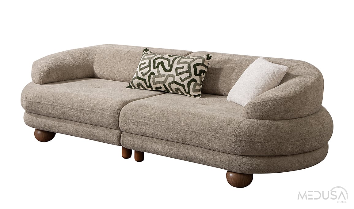 Medusa Home Mobilya - Liora Vizon Üçlü Koltuk