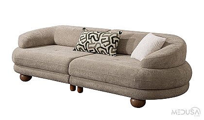 Medusa Home Mobilya - Liora Vizon Üçlü Koltuk