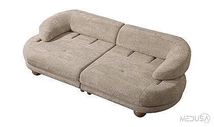 Medusa Home Mobilya - Liora Vizon Üçlü Koltuk