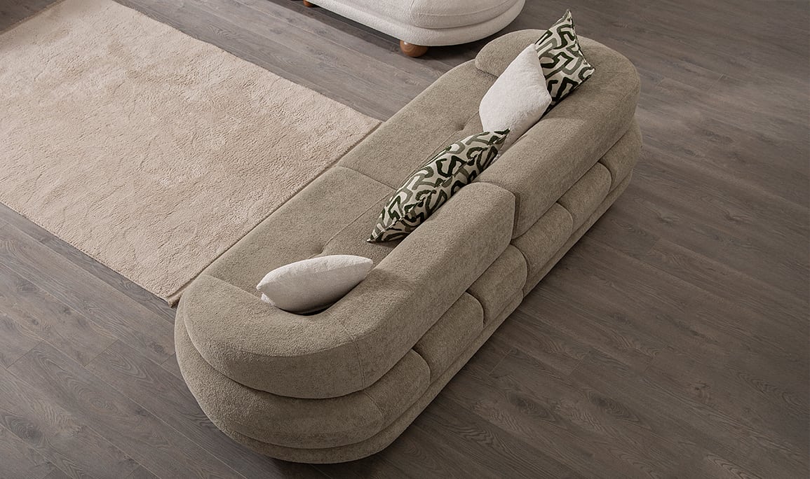 Medusa Home Mobilya - Liora Vizon Üçlü Koltuk