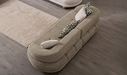 Medusa Home Mobilya - Liora Vizon Üçlü Koltuk