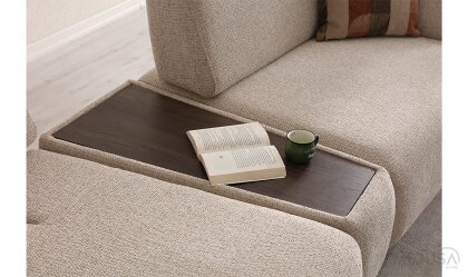 Medusa Home Mobilya - Lisbon Sehpalı Üçlü Koltuk