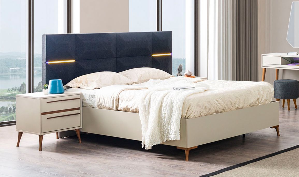 Medusa Home Mobilya - Liva Bej Yatak Odası