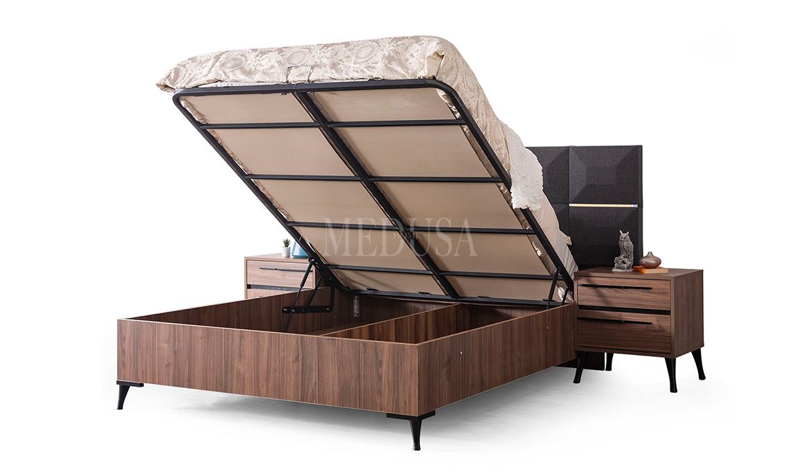 Medusa Home Mobilya - Liva Ceviz Karyola